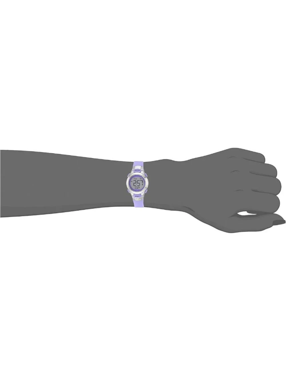 Stylish Women's Digital Chronograph Watch with Resin Strap - Sporty & Durable